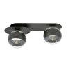 Lampa sufitowa  PLAZA 2 BLACK/STRIPE 1121/2 EMIBIG