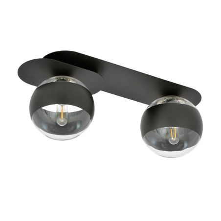 Lampa sufitowa  PLAZA 2 BLACK/STRIPE 1121/2 EMIBIG
