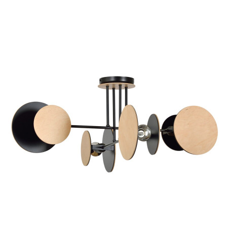 Lampa sufitowa  ZITA 4 BLACK 173/4 EMIBIG