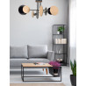 Lampa sufitowa  ZITA 4 BLACK 173/4 EMIBIG