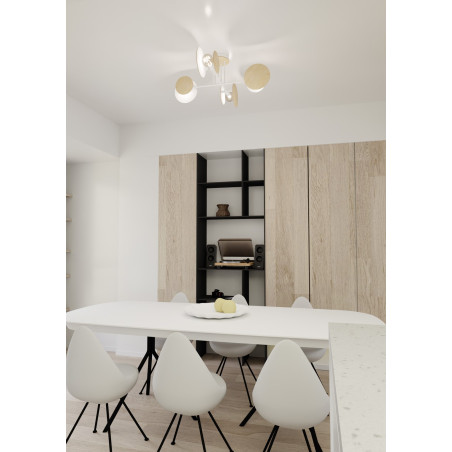 Lampa sufitowa  ZITA 4 WHITE 174/4 EMIBIG