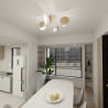 Lampa sufitowa  ZITA 4 WHITE 174/4 EMIBIG