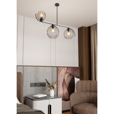 Żyrandol ECHO 3 BL 1385/3 EMIBIG