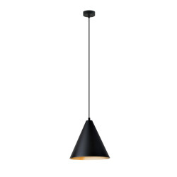 Lampa wisząca REBEL 1 BLACK/GOLD 1271/1 EMIBIG