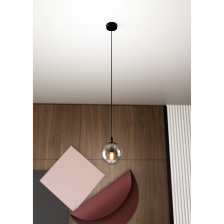 Lampa wisząca  COSMO 1 BL GRAFIT 712/1 EMIBIG