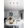 Lampa wisząca  COSMO 1 BL TRANSPARENT 711/1 EMIBIG