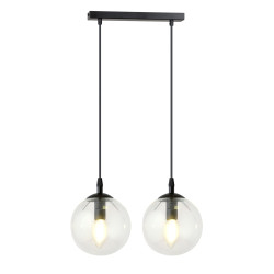 Lampa wisząca  COSMO 2 BL TRANSPARENT 711/2 EMIBIG