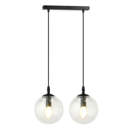 Lampa wisząca  COSMO 2 BL TRANSPARENT 711/2 EMIBIG