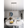 Lampa wisząca  COSMO 3 BL GRAFIT 712/3 EMIBIG
