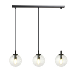 Lampa wisząca  COSMO 3 BL TRANSPARENT 711/3 EMIBIG