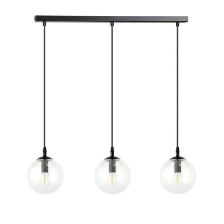 Lampa wisząca  COSMO 3 BL TRANSPARENT 711/3 EMIBIG
