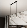 Lampa wisząca  COSMO 3 BL TRANSPARENT 711/3 EMIBIG