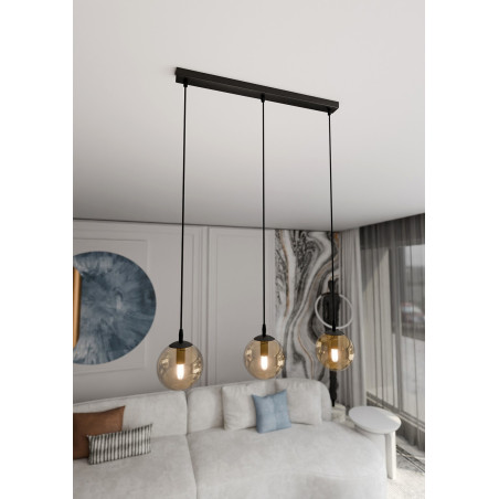 Lampa wisząca  COSMO 3 BL MIODOWY 713/3 EMIBIG