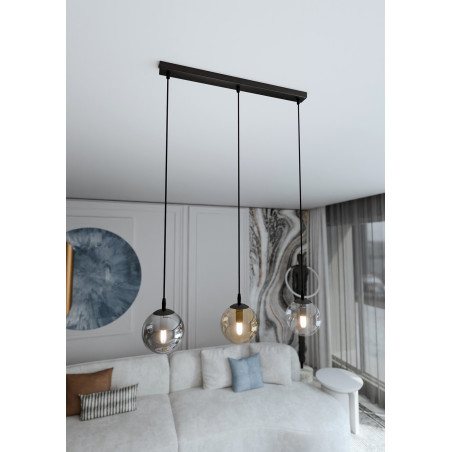 Lampa wisząca  COSMO 3 BL MIX 714/3 EMIBIG