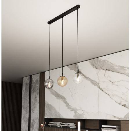 Lampa wisząca  COSMO 3 BL MIX 714/3 EMIBIG