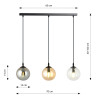 Lampa wisząca  COSMO 3 BL MIX 714/3 EMIBIG
