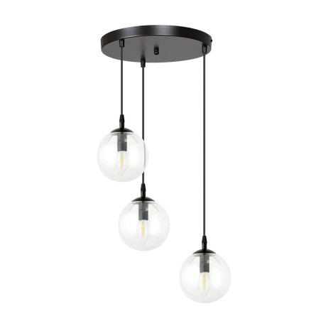 Lampa wisząca  COSMO 3 BL PREMIUM TRANSPARENT 711/3PREM EMIBIG