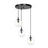Lampa wisząca  COSMO 3 BL PREMIUM TRANSPARENT 711/3PREM EMIBIG