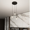 Lampa wisząca  COSMO 3 BL PREMIUM TRANSPARENT 711/3PREM EMIBIG