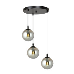 Lampa wisząca  COSMO 3 BL PREMIUM GRAFIT 712/3PREM EMIBIG