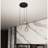 Lampa wisząca  COSMO 3 BL PREMIUM GRAFIT 712/3PREM EMIBIG