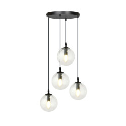 Lampa wisząca  COSMO 4 BL PREMIUM TRANSPARENT 711/4PREM EMIBIG