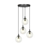 Lampa wisząca  COSMO 4 BL PREMIUM TRANSPARENT 711/4PREM EMIBIG