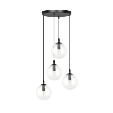 Lampa wisząca  COSMO 4 BL PREMIUM TRANSPARENT 711/4PREM EMIBIG