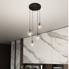 Lampa wisząca  COSMO 4 BL PREMIUM TRANSPARENT 711/4PREM EMIBIG