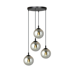 Lampa wisząca  COSMO 4 BL PREMIUM GRAFIT 712/4PREM EMIBIG