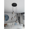 Lampa wisząca  COSMO 4 BL PREMIUM GRAFIT 712/4PREM EMIBIG