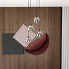Lampa wisząca  COSMO 4 BL PREMIUM GRAFIT 712/4PREM EMIBIG