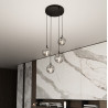 Lampa wisząca  COSMO 4 BL PREMIUM GRAFIT 712/4PREM EMIBIG
