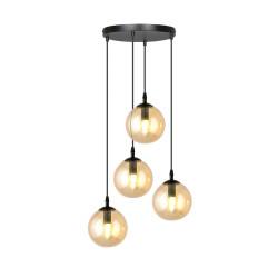 Lampa wisząca  COSMO 4 BL PREMIUM MIODOWY 713/4PREM EMIBIG