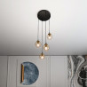 Lampa wisząca  COSMO 4 BL PREMIUM MIODOWY 713/4PREM EMIBIG
