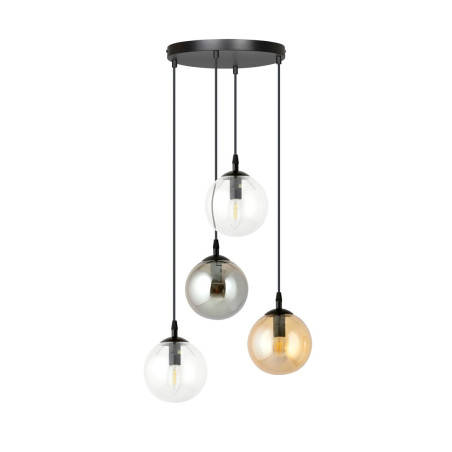 Lampa wisząca  COSMO 4 BL PREMIUM MIX 714/4PREM EMIBIG