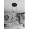 Lampa wisząca  COSMO 4 BL PREMIUM MIX 714/4PREM EMIBIG