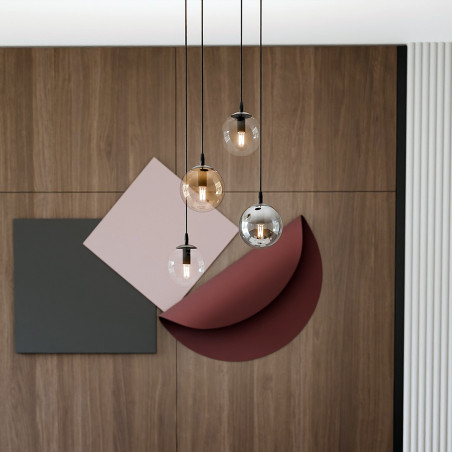 Lampa wisząca  COSMO 4 BL PREMIUM MIX 714/4PREM EMIBIG