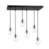 Lampa wisząca  COSMO 6 BL TRANSPARENT 711/6 EMIBIG