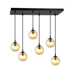 Lampa wisząca  COSMO 6 BL MIODOWY 713/6 EMIBIG