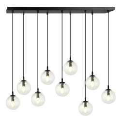 Lampa wisząca  COSMO 9 BL TRANSPARENT 711/9 EMIBIG
