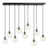 Lampa wisząca  COSMO 9 BL TRANSPARENT 711/9 EMIBIG