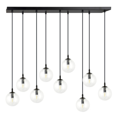 Lampa wisząca  COSMO 9 BL TRANSPARENT 711/9 EMIBIG