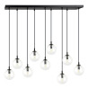 Lampa wisząca  COSMO 9 BL TRANSPARENT 711/9 EMIBIG
