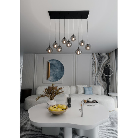 Lampa wisząca  COSMO 9 BL GRAFIT 712/9 EMIBIG