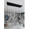 Lampa wisząca  COSMO 9 BL GRAFIT 712/9 EMIBIG