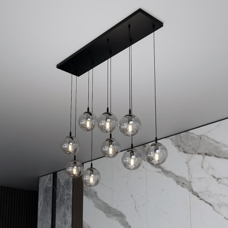 Lampa wisząca  COSMO 9 BL GRAFIT 712/9 EMIBIG