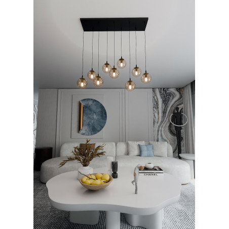 Lampa wisząca  COSMO 9 BL MIODOWY 713/9 EMIBIG