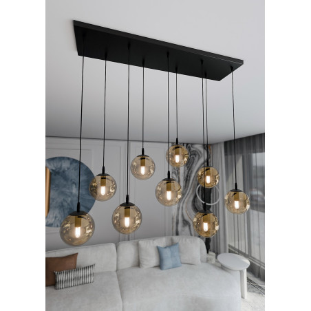Lampa wisząca  COSMO 9 BL MIODOWY 713/9 EMIBIG