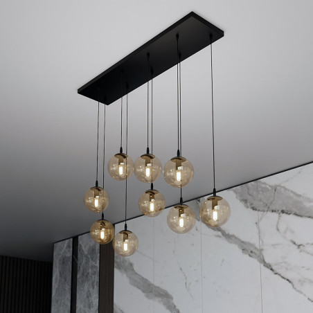 Lampa wisząca  COSMO 9 BL MIODOWY 713/9 EMIBIG